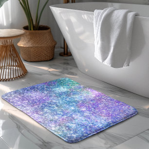 Modern Colorful Glitter Struktur Badrumsmatta