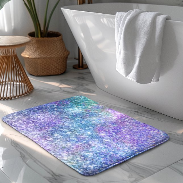 Modern Colorful Glitter Struktur Badrumsmatta (Skapare uppladdad)