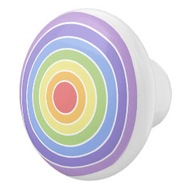 Modern Colorful Rainbow Färg Mönster Knopp