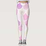 Modern Colorful Rosa Sjöjungfru Scale Mönster Leggings<br><div class="desc">Modern Colorful Rosa Sjöjungfru Scale Mönster</div>