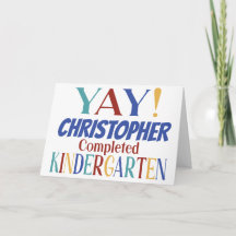 Modern Colorful School Kindergarten Graduation