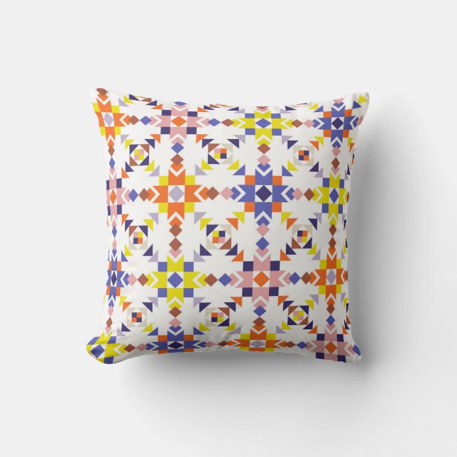 Modern Colorwave Throw Pillow Kudde (Framsida)