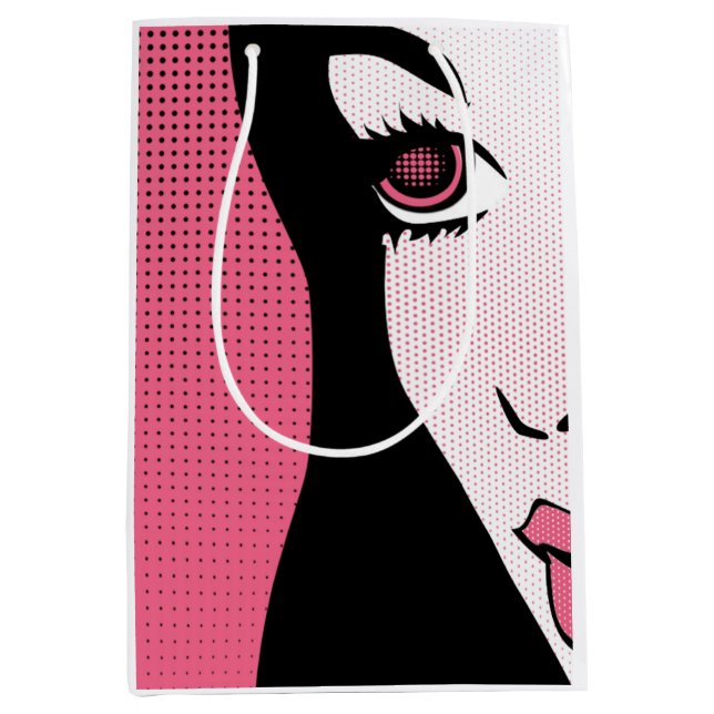 Modern Comic Book Pop Art of Woman's Face (Framsidan)