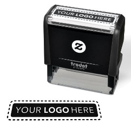 Modern Company Logo - Custom Sellf-Inking Stamp Självfärgande Stämpel
