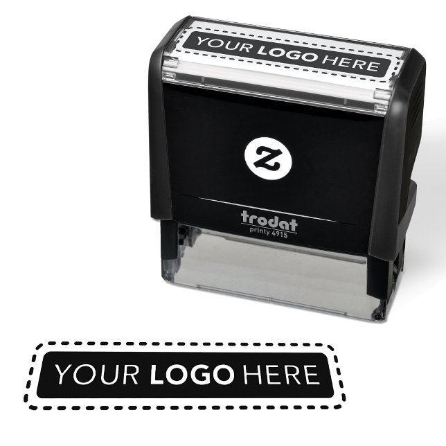 Modern Company Logo - Custom Sellf-Inking Stamp Självfärgande Stämpel (Skapare uppladdad)