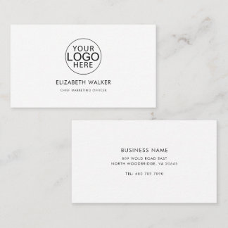 Modern Company Logo Employees Visitkort