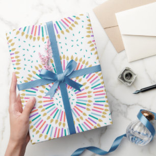 Modern Concentric Birthday Candles- Wrapping Pappe Presentpapper