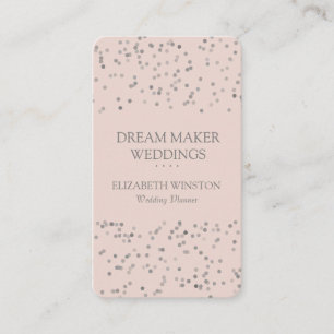 Modern Confetti Professional Visitkort