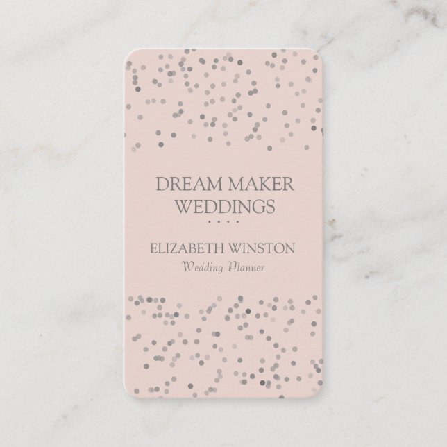 Modern Confetti Professional Visitkort (Framsida)