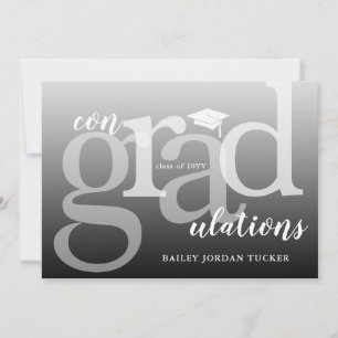 Modern ConGRADulations Studenten Grattisar