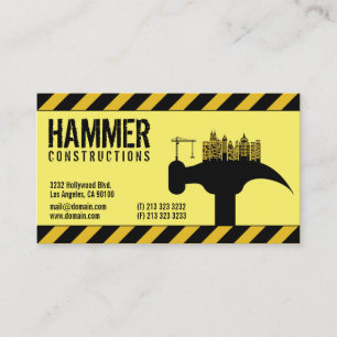 Modern Construction Builder-entreprenör Visitkort