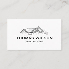 Modern Construction Handyman Carpenter Verktyg Bus Visitkort