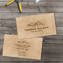 Modern Construction Handyman Carpenter Verktyg Cra Visitkort