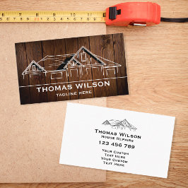 Modern Construction Handyman Carpenter Verktyg Woo Visitkort