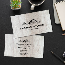 Modern Construction Handyman Carpenter Verktyg Woo Visitkort