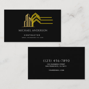 Modern Construction Handyman Carpenter Verktyg Woo Visitkort