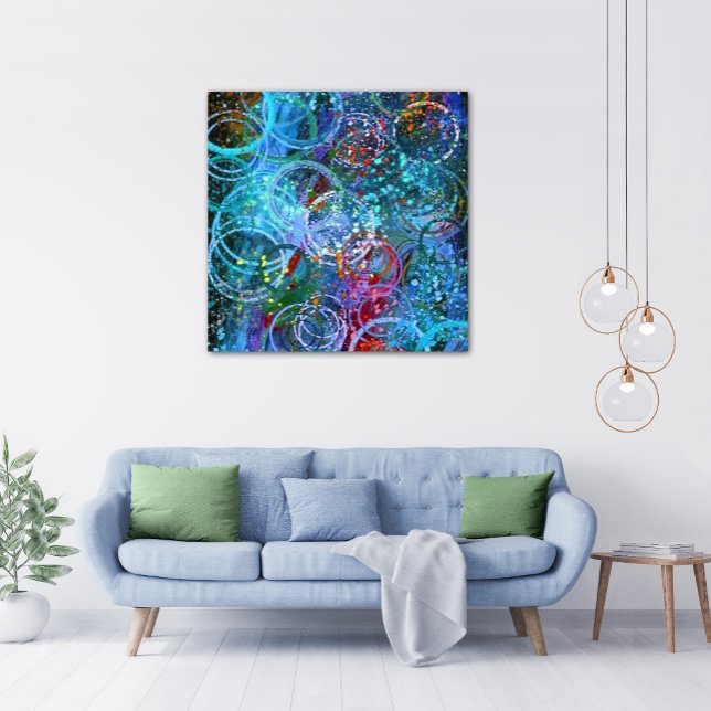 Modern Contemporary Abstrakt Canvas Wall Art (Skapare uppladdad)