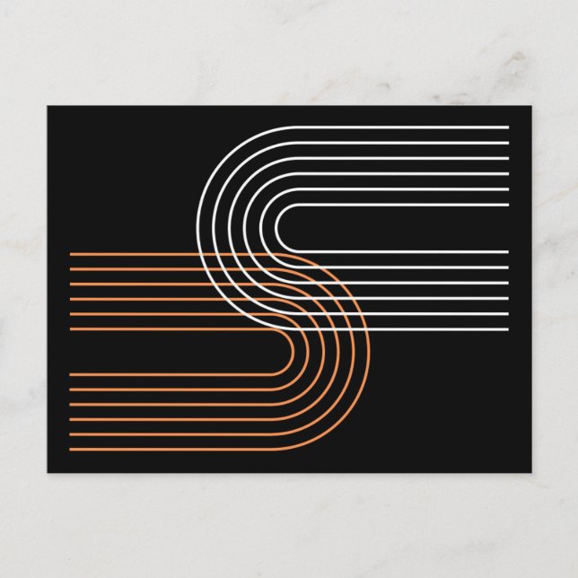 modern contemporary Arch-konst minimal abstrakt Vykort (Framsida)