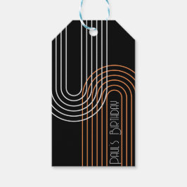 modern contemporary Arch line art minimum Gift Mär Presentetikett