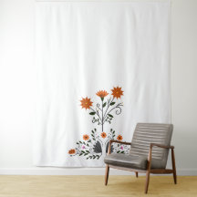 Modern Contemporary Blommigt