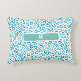 Modern Contemporary Daisy - blomma från början Prydnadskudde