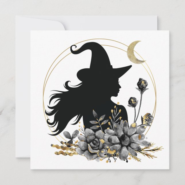 Modern contemporary Halloween-häxa (Framsida)