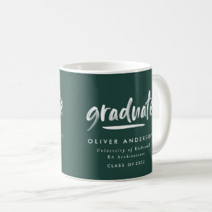 Modern contemporary-skript, snyggt studenten-coff kaffemugg