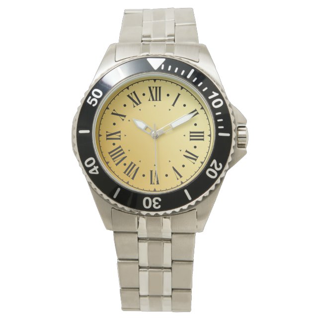 Modern Contemporary Stainless Steel Bracelet Armbandsur (Framsida)