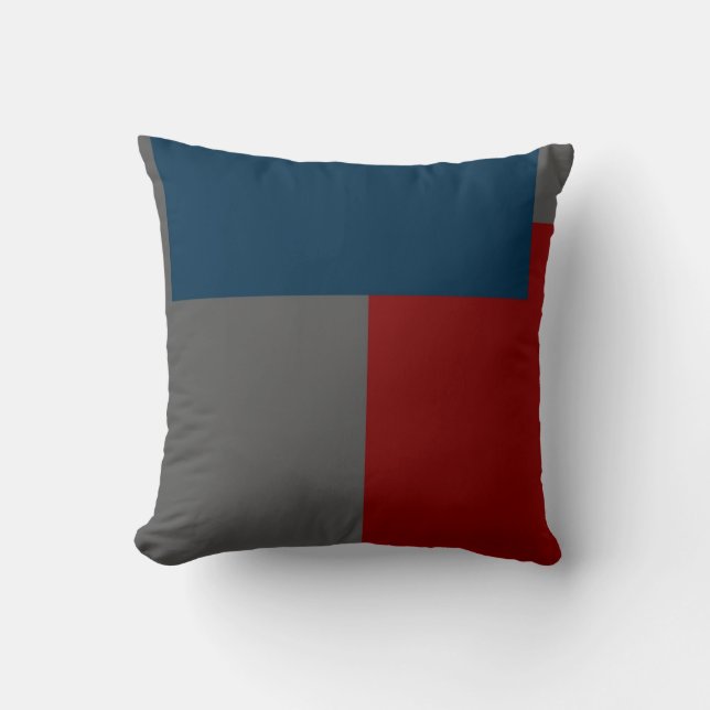 Modern contemporaryabstrakt kudde (Framsida)