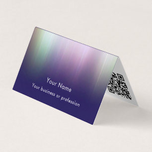 Modern Cool Anpassad QR-kodsteknik Professionell Visitkort