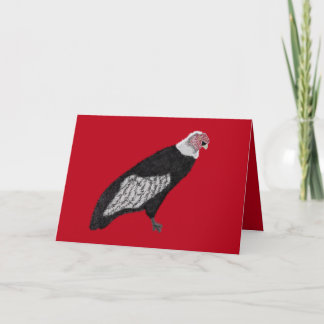 Modern cool condor helgkort