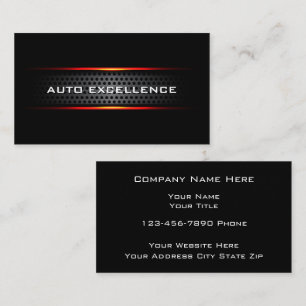 Modern coola Automotive Services Visitkort