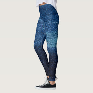 Modern coola blå jeans Lagstiftning för Dream Ab Leggings