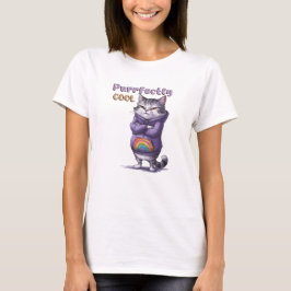 Modern Coola Cat Funny T Shirt