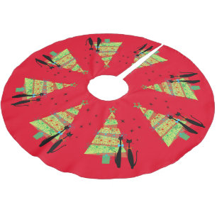 Modern Coola Cat Julgran Brushed Julgransmatta Borstad Polyester
