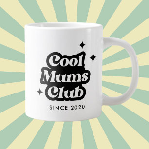 Modern Coola mammor klubb Retro Vintage Groovy Jumbo Mugg