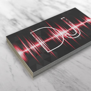 Modern Coola Professionell DJ Visitkort