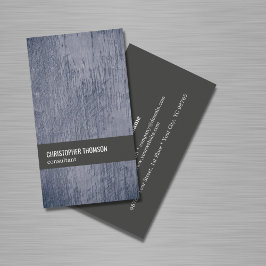 Modern Coola Struktur Blue Grått Consultant Visitkort