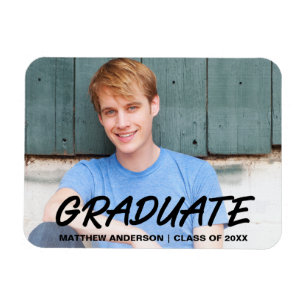Modern Coola Studenten annonsfoto Magnet