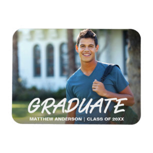 Modern Coola Studenten annonsfoto W Magnet