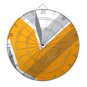 Modern, coola, trendig, stadsplanering, enkel geom darttavla