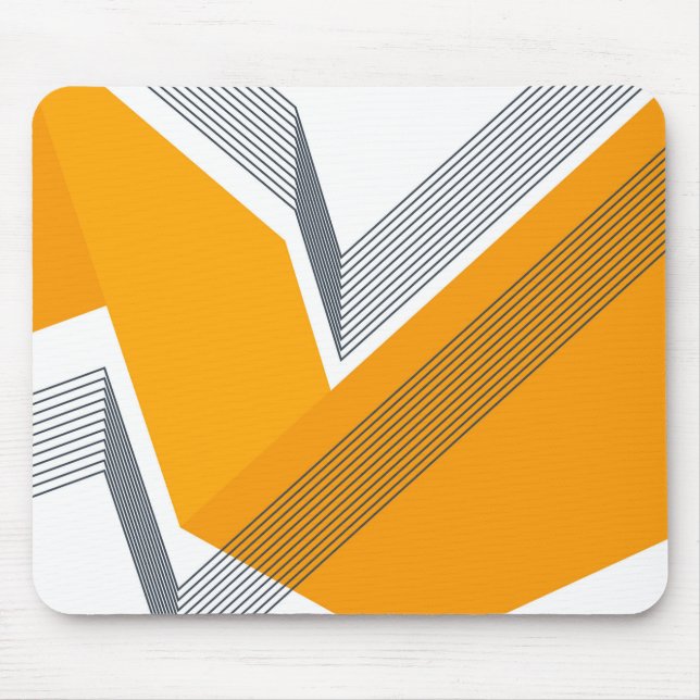 Modern, coola, trendig, stadsplanering, enkel geom musmatta (Framsidan)