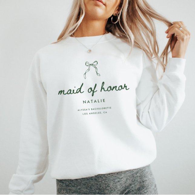Modern Coquette Script Brudtärna Sjungande Avskeds T Shirt (Skapare uppladdad)