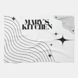 Modern Cosmic Star Kitchen Towel Kökshandduk