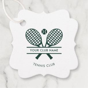 Modern Country Club Namn Tennis Lag Grön Anpassad Gåvor Etiketter