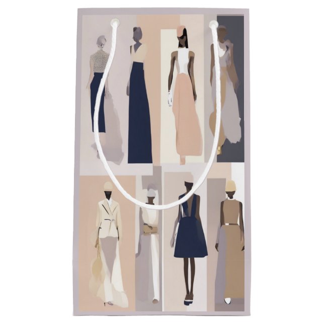 Modern Couture Collage Gift Bag (Framsidan)