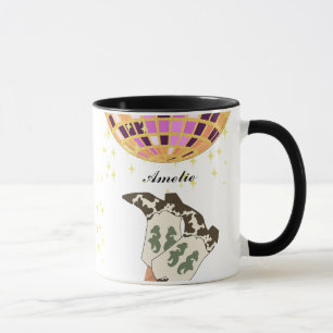 Modern Cowgirl Ben Cowboy Disco Boll Mugg