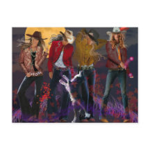 Modern Cowgirl-vykort