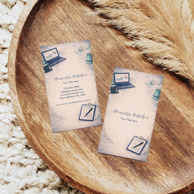 Modern CPA Office  Visitkort (Skapare uppladdad)