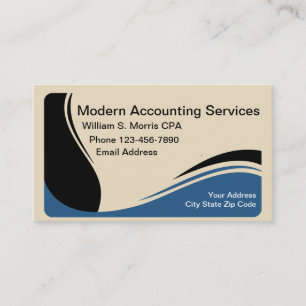 Modern CPA-revisor Visitkort